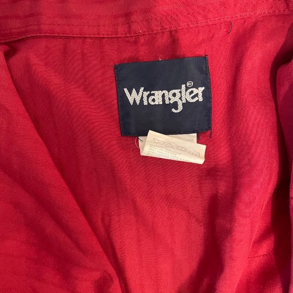 Vintage Maroon Wrangler Shirt - Picture 3 of 4